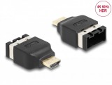 Delock HDMI autóipari adapter HDMI-E anya HDMI-A dugóhoz, 4K 60 Hz (65963)