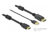 Delock HDMI  DisplayPort-kábel 4K 30 Hz 10 m