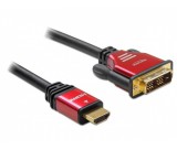 Delock HDMI – DVI átalakító kábel, 1.8m, apa/apa