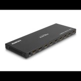 Delock HDMI elosztó 1 x HDMI megoszlik 8 x HDMI-vé, 4K 60 Hz kimenettel és downscalerrel (18654) (18654)