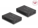DeLock HDMI Extender Set over Cat.6 cable 4K 60Hz 50m Black 65955