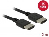 DeLock HDMI -HDMI Premium cable 2m Black 85217