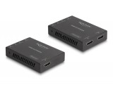 Delock HDMI-hosszabbító készlet Cat.6-os kábelen keresztül 4K 60 Hz 50 m