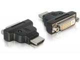 DeLock HDMI male to DVI-D (Dual Link) (24+1) female LED adapter 65020
