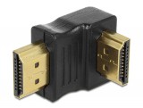 DeLock HDMI male to HDMI male 90° down Adapter Black 65073