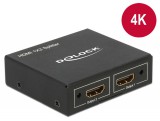 DeLock HDMI Splitter 1 x HDMI bemenet 2 x HDMI kimenet 4k (87701)