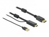 Delock HDMI to Displayport 4K 30 Hz kábel 5m (85966)