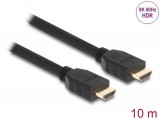 DeLock High Speed HDMI Cable 48 Gbps 8K 60 Hz 10m Black 82006
