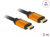 DeLock High Speed HDMI Cable 48 Gbps 8K 60Hz 3m Black 86987