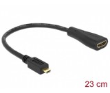 Delock High Speed HDMI Ethernettel - HDMI Micro-D