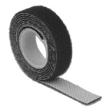 Delock Hurkolható rögzítok, 1 m x 13 mm (H x Sz) tekercs, fekete