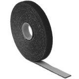 Delock Hurkolható rögzítok, 5 m x 13 mm (H x Sz) tekercs, fekete