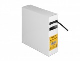 Delock Hűtő kiegészítő doboz öntapadó, 3:1 arányú összehúzódó belsővel, 5 m x 3,2 mm fekete (19963)