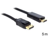 Delock kábel Displayport 1.2 male to HDMI male, 5m (DL82441)