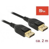 Delock kábel Displayport 1.4 male/male összekötő 8K 60Hz, 2m (DL85660)