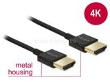 Delock kábel HDMI male/male összekötő 3D 4K Slim Premium, 4.5m (DL84775)