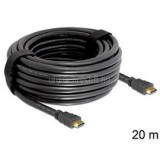 Delock kábel HDMI male/male összekötő 4K, 20m (DL83452)