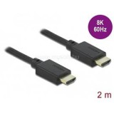 Delock kábel HDMI male/male összekötő 8K 60Hz 48 Gbps, 2m (DL85388)
