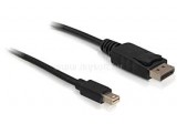 DELOCK kábel mini Displayport 1.2 male to Displayport male 4K, 3m, fekete (DL82699)