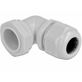 Delock Kábel tömszelence PG21 90  hajlított szürke