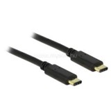 Delock kábel USB 2.0 Type-C male/male összekötő, 2m, 3A (DL83332)