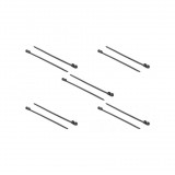 Delock Kábelkötöző szorító fűzőlyukkal Hx 400 x Sz 7,6 mm, 10 darab fekete (18953)