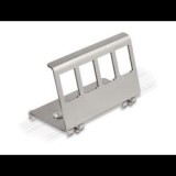 Delock Keystone fém rögzítőelem 4 portos DIN-sínhez (88140) (Delock88140)