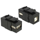 Delock Keystone modul 2db USB "A" aljzattal