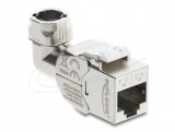 Delock Keystone modul RJ45 aljzat LSA, Cat.6A, szerszám nélküli, 90 -os hajlítású, árnyékolt