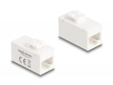 Delock Keystone modul, RJ45-aljzat - RJ45-aljzat, Cat.6A UTP fehér (90639)