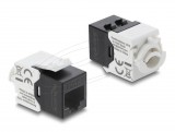 Delock Keystone Modul RJ45 anya - LSA Cat.6 UTP lezáró füllel és kábel rögzítő nélkül