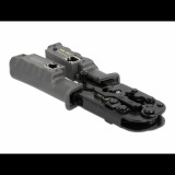 Delock Krimpelő eszköz csupaszítóval és hálózati teszterrel 8P (RJ45), 6P (RJ12 / 11) vagy 4P (RJ10) (90510) (90510)