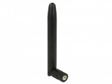 Delock LoRa 863-928 MHz Antenna SMA dugó 0,5 dBi irányított, csuklós csatlakozó, fekete (12542)