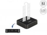 DeLock M.2 Docking Station for 2 x M.2 SATA SSD with Clone function 64178