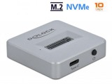 DeLock M.2 Docking Station for M.2 NVMe PCIe SSD with USB Type-C female 64000