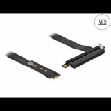 Delock M.2 kulcs M - PCIe x16 NVMe adapter 20 cm hosszú kábellel (64133) (64133)