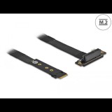 Delock M.2 kulcs M - PCIe x4 NVMe adapter hajlított 20 cm hosszú kábellel (64132) (del64132)