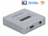 Delock M.2 NVMe PCIe SSD dokkoló szürke (64000)