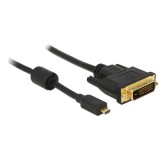 Delock micro HDMI - DVI-D kábel 2 m