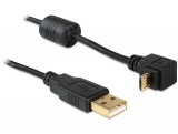 Delock micro USB könyök 90° kábel 1m (83148)