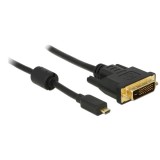 Delock mikro HDMI - DVI-D kábel 2 m