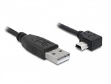 Delock mini USB 2.0 hajlított kábel 1m (82681)