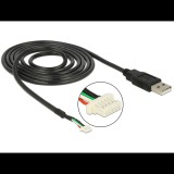 Delock modul kábel USB 2.0 A apa > 5 tűs kameradugó V1.9 1,5 m (95986) (95986)
