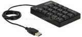 Delock Number Pad USB (fekete) (DL12481)