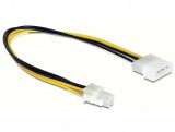 Delock P4 apa Molex 4 tűs apa, 30 cm-es hálózati kábel (65611)
