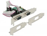 DeLock PCI Express Card to 2x Serial RS-232 high speed 921K with voltage supply 89641