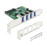 Delock PCI Express kártya > 4 x USB 3.0