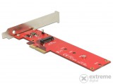 Delock PCI Express x4 Kártya > 1 x belső NVMe M.2 Key M 110 mm, alacsony profilú formatényező