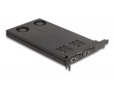 Delock PCI expressz x16 kártya mobil-rack 2 x M.2 NVMe SSD-hez - elágazás