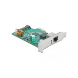 Delock PoE+ RTL8125 2,5Gb/s PCIe x1 RJ45 hálózati adapter low profile (89139)